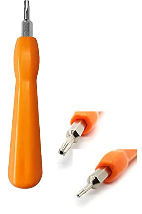 Ring Doorbell Screwdriver, 1P 2 in 1 T6 and T15 Double-end Ring Doorbell Screwdriver Bit for Ring Doorbell Battery Change WiFi Password Reset Access with Cross Disassemble Rod.