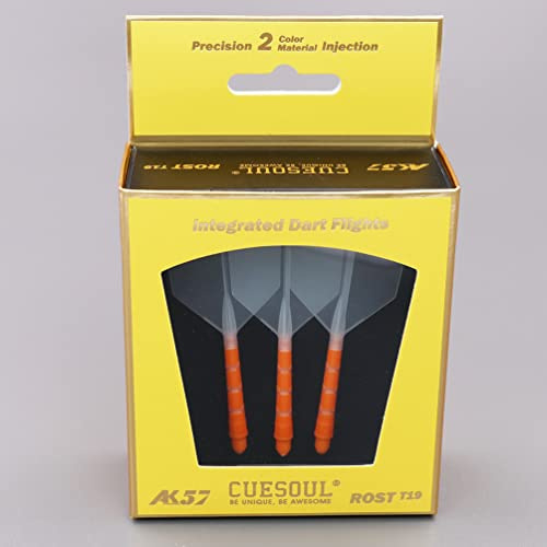 CUESOUL ROST T19 Integrierter Dartschaft und Flights Big Wing Shape, 3er-Set