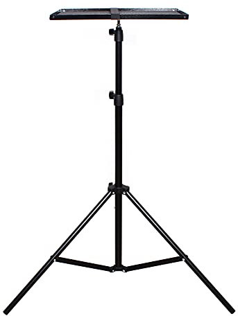 FUROMG 69-190CM Beamer Ständer Projektortisch Laptop Notebook Stativ Höhenverstellbar Ablage Regal Laptoptisch Mobile Notebook Halterung Stand