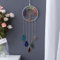 Atrapasueños de cristal de los 7 chakras del árbol de la vida, gema natural de ágata, colgantes de pared para ventanas, jardín, decoración del hogar (cristal de 7 chakras)