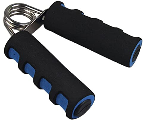 Hilai Hand Strengtheners, Spring Hand Grip Hand grippers Finger Strengthener Finger Strength Exercise Equipment Steel Sponge Forearm Health Builder Black/Blue