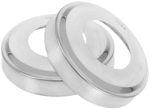 MERRYHAPY 2pcs Pool Ladder Escutcheons Covers Stainless Steel Inground Pool Ladder Parts Handrail Covers for Swimming