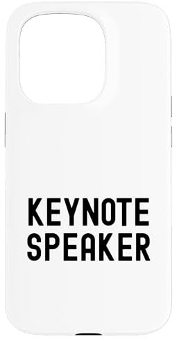 Keynote Speaker | Conference Speaker | Faculty Keynote Case for iPhone 15 Pro