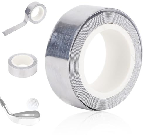 Tinoaly Selbstklebendes Golf-Bleiband, 100cm Lang Hochdichtes Gewichtsband für Tennisschläger Golfschläger und Pickleball-Schläger