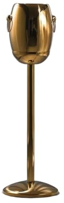 XSDAJSD Seau à Glace sur Pied en Acier Inoxydable, Seau à vin, Seau à Champagne pour vin, bière, karaoké, Club, Bar, Barbecue, fête, Mariage, Ensemble Seau à Glace et Support pour Seau à Glace