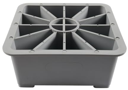 Watreketal Los gatos antideslizantes bloquean las almohadillas de nivelación de goma gruesa para nivelar la densidad para estabilización segura del vehículo