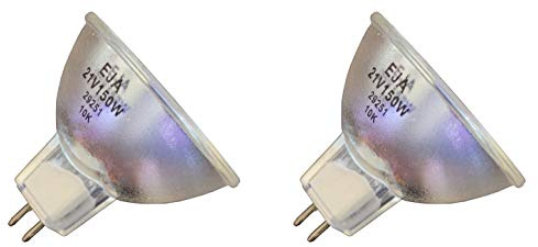 2-Pack Deal 21V 150W EJA Replacement Bulb Compatible with Dental TCU III – Centura Overhead Light 042914 – Fostec Fiber Optic Light Source Orascopic Zeon Illuminator Olympus Fiberoptic Illuminator 8C