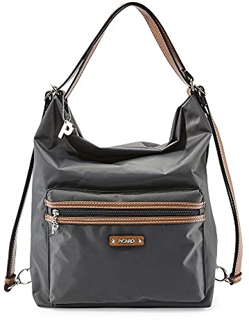 Picard Damen Beuteltasche Und Rucksack SONJA aus Nylon Groß | mit Reißverschluss | Beuteltasche und Rucksack | Alltag, Ausgehen