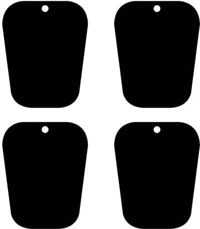 2 pares de soportes elásticos de plástico negro para talladores de zapatos de árboles gruesos de forma de bota alta, insertos talladores de muslo para mujeres y niñas