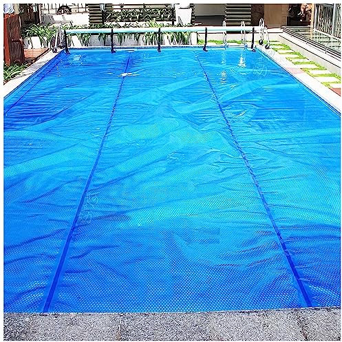 GONCBKVN Solar-Poolabdeckungen für in den Boden eingelassene Pools/Aufstellpools, Blaue Whirlpool-Abdeckung, thermische schwimmende Spa-Decke, 1m/2m/3m/4m/5m/6m/7m/8m lang (Size : 3m x 3m/10ftx10ft)