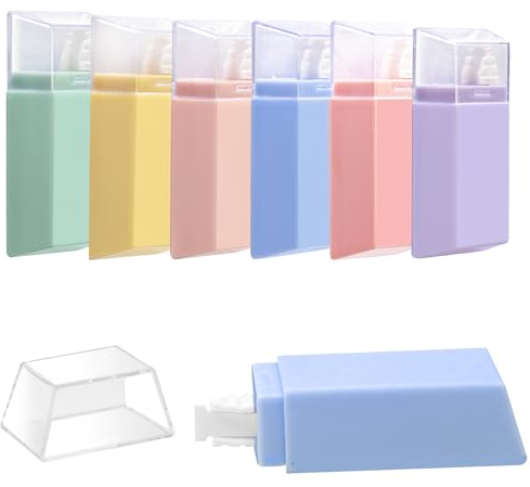 STATIONERY ISLAND 6er Korrekturroller Korrekturmaus Set, Mini Correction Tape Für Schulsachen Aesthetic, Korrekturroller Mini Für Schüler, Büro, Klebemaus, Fotokleber Fotoalbum