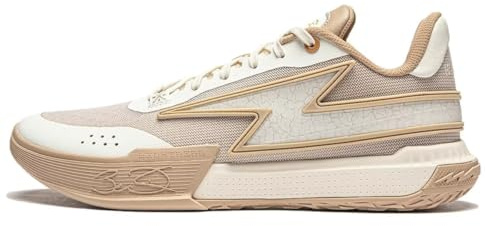 Li-Ning Wade Generazione Z Uomini Scarpe da Basket Fodera Antiscivolo Professionale Assorbimento degli Urti Scarpe Sportive ABPU027, Kaki, 41 EU