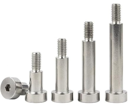 Metallschrauben 2/3/5 Stück 304 Edelstahl-Formbegrenzungsbolzen Lagerschraubenkopf Innensechskant positionierte Schulter Sechskantschraube M2 M2,5 M3 M4 (Color : 3mm (5pcs), Size : (D3) M2.5)