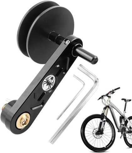 Single-Speed-Kettenspanner, Kettenspanner für Fahrräder | Hochfester Fahrradkettenspanner, Einsteller, Fahrradkettenführung | Praktischer Kettenspanner-Kettenspanner-Konverter für Outdoor-Radfahren
