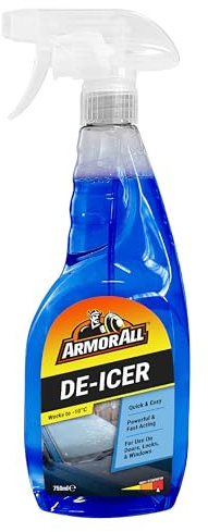 Armor All Fast Acting De-Icer, 750ml, Melts Ice Quickly, Effective down to -10°C, For Car Windows, Door Locks, Latches, Headlights