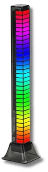 RGB Soundsteuerungslicht, RGB Lichtleiste, Intelligente Musiksynchronisation, RGB IC LED Lichtleisten, Sprachaktivierte Pickup Musik Rhythmus Lichter, für PC Raummonitor,