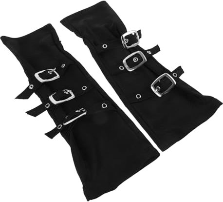 VALICLUD 1paar Punk-Ritter Armguards Für Halloween Cosplay Verstellbare Handgelenk- Universelles Kostümzubehör Für Rollenspiele Karneval Und Bühnenaufführungen