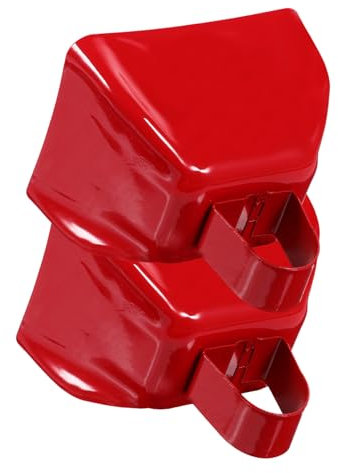 Homoyoyo 2stücke Metall Kuhglocken Mit Griff Quadratisches Design Kuhglocken Für Fußballspiele Und Sportveranstaltungen Klaren Klang Erzeugend Platz