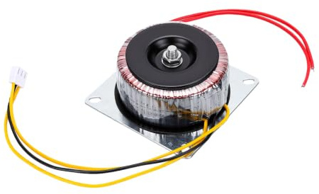 Stylebest Toroidal Power Transformator 100W, 12V Output Low Noise | Metallkärna, 9 Cm Diameter, 4 Cm Tjocklek, Tyst Drift för Förstärkare Gör Det Själv och Instrumentströmförsörjning