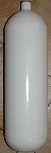High Tech Diving Stahlflasche/Tauchflasche 12 Liter 230bar ohne Ventil, Durchmesser 171mm lang