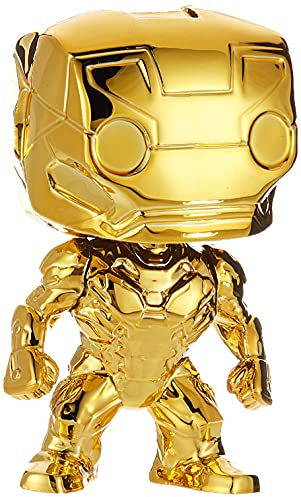Funko POP! Bobble: Marvel: Marvel Studios 10: Iron Man - (Chrome) - Collectable Vinyl Figure - Gift Idea - Official Merchandise - Toys for Kids & Adults - Movies Fans - Model Figure for Collectors