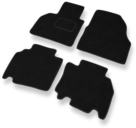 Mossa - Fußmatten Auto kompatibel mit Renault Kangoo II (2012-2021) - schwarz Automatten Autoteppiche 1