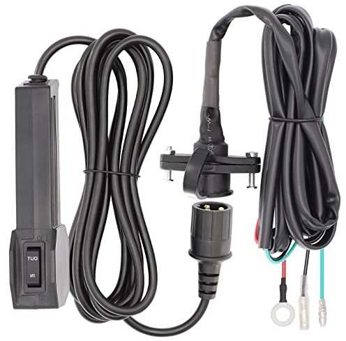 TuoLauthon Kit de télécommande manuelle filaire pour treuil ATV UTV 12 V
