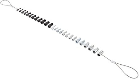 Nuts Screwbolts Thread Checker, Nuts Screws Measuring Tool with 14 Inch and 12 Metric Gauges