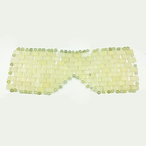 Natürliche Jade-Augenmaske Rosenquarz-Augenmaske Massagegerät,8