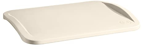 Emile Henry EH567617 Pizzablech rechteckig/Pizza Stone Maestro Keramik, Backofen und Grill 43 x 23 cm