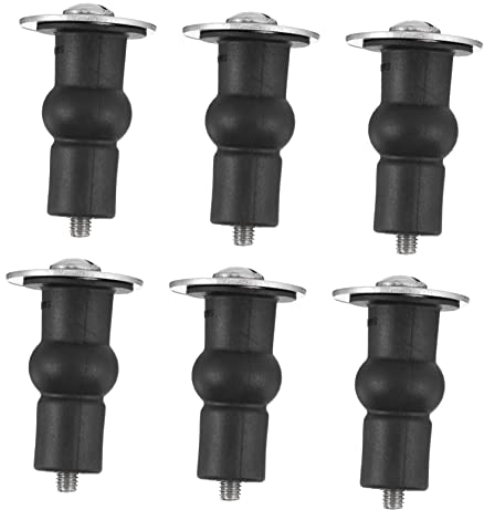 WHAMVOX Toilettensitzschrauben aus Edelstahl 6 Stück universell passende Schrauben für Toilettensitzdeckel und einfach zu verwenden