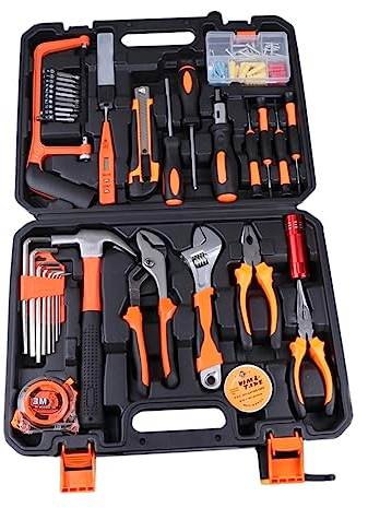 IWOWHERO Werkzeugset Für Auto Reparatur Ratschenschlüssel-satz Mit Verlängerungsstange Und Kardangelenk Multifunktionales Reparaturwerkzeug Für Auto Und Motorrad Hergestellt Aus Robustem Ma