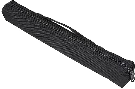 Dickly Tasche für Blockflöten, vertikale Flötentasche aus Oxford-Stoff für Musikinstrumente, Schwarz