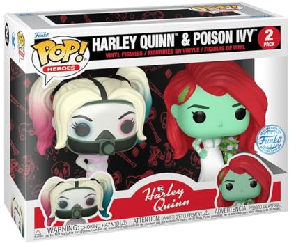 Pop Harley Quinn and Poison Ivy Vinyl - Paquete de 2 - Entertainment Earth Exclusive