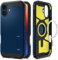 Spigen Tough Armor (AI) MagFit Case for iPhone 16, Compatible with MagSafe Accessories - Navy Blue