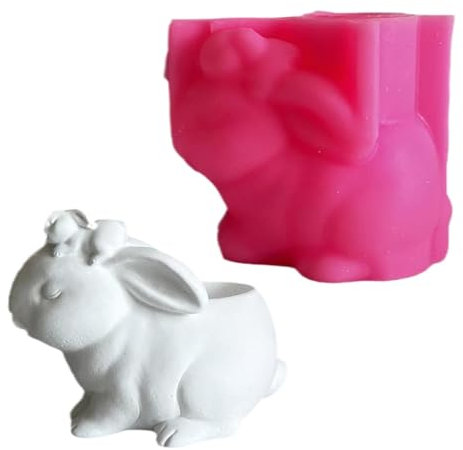 Silikonform, Silikonform für Tiere Handwerk | Kerzenform Blumentopf Tiere Kleine Silikonformen | Wiederverwendbare Gipsharzformen Antihaft