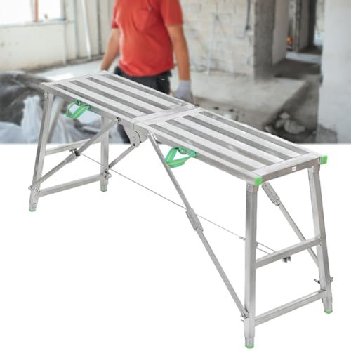 Piattaforma di lavoro portatile multifunzione per l'edilizia leggera dell'attrezzatura di ponteggio (120 x 40 cm)