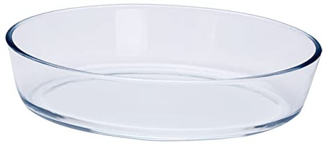 HOLIDYOYO High Borosilicate Baking Pan Heat Resistant Baking Tray for Home Use Food Service Tray for and Pizza Dough Preparation