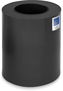 blizz-z Gießrand - LDPE Beeteinfassung - L: 10 m x H: 30 cm - 1 Rolle | schwarz - flexible Beetumrandung, Rasenbegrenzung für kontrollierte Bewässerung - 3 mm Stärke - UV-Stabil - Made in EU