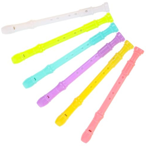 Baluue 6 pièces Set de Stylos Gel Encre Douce Forme Flûte à Bec Papeterie Mignonne pour Filles Bureau et École Cadeaux Créatifs