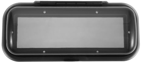WHAMVOX Marine Radio Waterproof Cover 9.04x4.13x1.57 Boat Stereo Protective Housing Water Resistant Shield with Flip Top Door for Boating and Marine Electronics