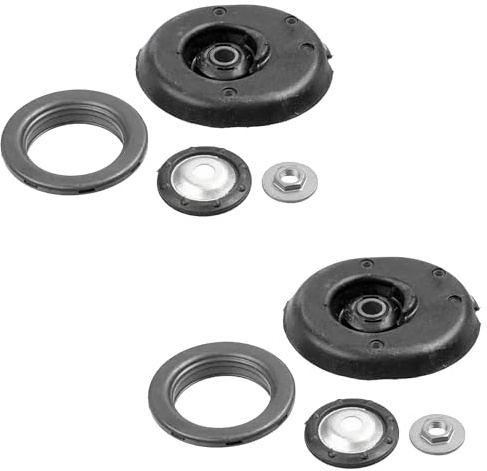 Partsline (Lot de 2) Kit Coupelle avec Roulement d'Amortisseur Avant compatible avec C2, C3, 1007 1.1 1.4 1.6 - Réf 9652351280