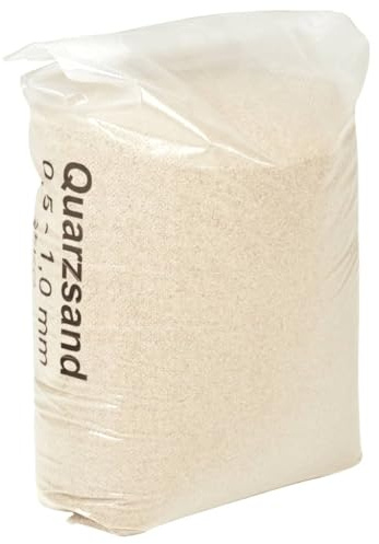 Medio Filtrante para Piscinas de Arenas de Cuarzo, Repuesto de Sílices de Tamaño de Grano de 0,4 a 0,8 Mm para Filtros de Arenas para Piscinas y Sistemas de Filtración, Bols (0,5-1,0
