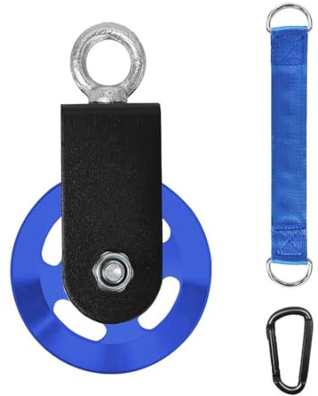 RASTKY Piezas para Equipo de Entrenamiento de Espalda, de Jalón Dorsal Desde Posición Alta, for Gimnasio y Entrenamiento de Espalda | Rodamiento silencioso y suave evita enganches, marco metálico ligero y durable, montaje rápido