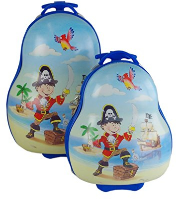 PMro-Trading Euro-Trading Horses Children's Suitcase 2 Pieces. Size - Medium. Color- Multicolour Koffer. 41 cm. 16 liters. Türkis (Multicolour)