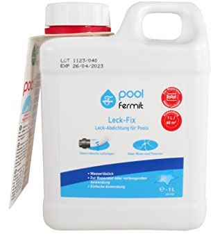 pool fermit 9118 Leck-Fix Dichtmittel für Pools, flüssig