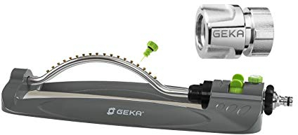 GEKA Viereckregner (robuster Viereckregner aus Aluminium, Messingdüsen) 17.0008.9