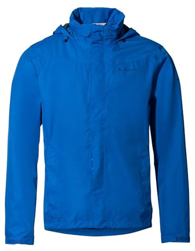 VAUDE Escape Bike Light Regenjacke Herren – Fahrradjacke wasserdicht atmungsaktiv winddicht, 2-Lagen mit verstaubarer Kapuze