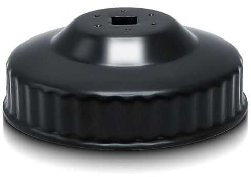 CCLIFE Ölfilterschlüssel 93 mm 3/8'' Ölfilterkappe 36-kant | Robuste Stahlkonstruktion, hohe Kraftübertragung, einfacher Ölfilterwechsel, ideal für Werkstatt und Garage