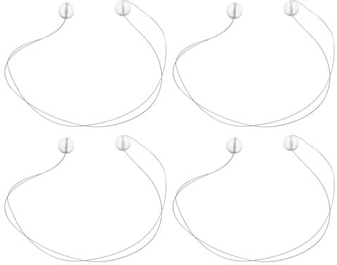 Be In Your Mind Lot de 4 Emblèmes de Voiture pour Enlever Les Logos Les Panneaux Les Fils Les Accessoires pour Voiture Moto Camion Fourgonnette Blanc 30 Cm